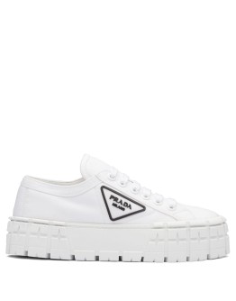 triangular logo plaque sneakers