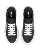 triangular logo plaque sneakers