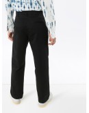 logo-print cotton trousers