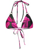 floral print triangle bikini top