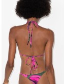 floral print triangle bikini top