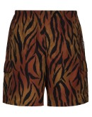 tiger print swim short