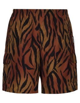 tiger print swim short