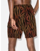 tiger print swim short