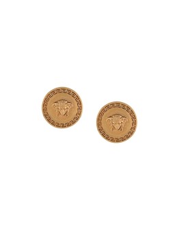 Medusa circular earrings