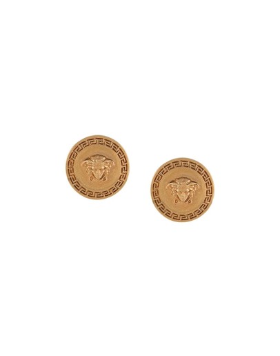 Medusa circular earrings