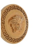Medusa circular earrings