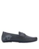 embroidered Medusa loafers