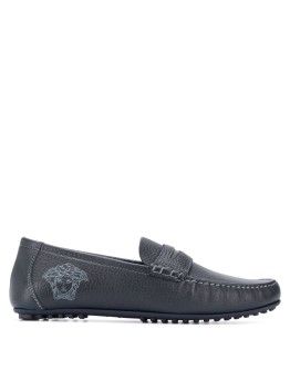 embroidered Medusa loafers