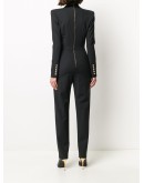 button-front jumpsuit