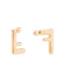 FF logo earrings