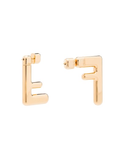 FF logo earrings