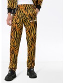 tiger-print track pants