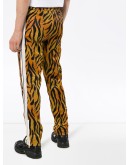 tiger-print track pants