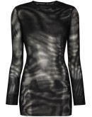 split-ring mesh dress