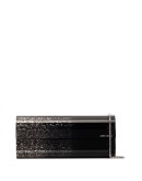 Sweetie marble-effect clutch bag