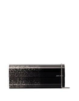 Sweetie marble-effect clutch bag