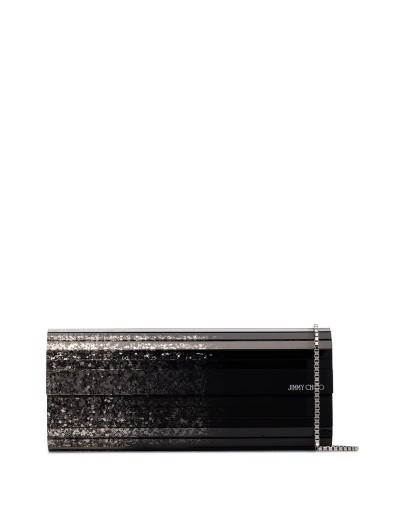 Sweetie marble-effect clutch bag