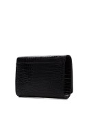 Varenne crocodile-effect clutch bag