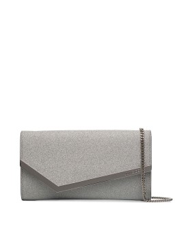 Emmie glitter clutch bag