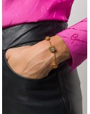 Medusa floral charm bracelet