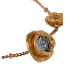 Medusa floral charm bracelet