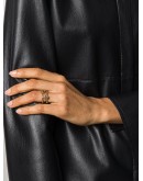 Medusa Greca crystal ring