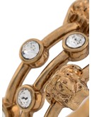 Medusa Greca crystal ring