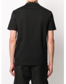embroidered collar polo shirt