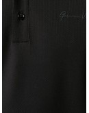 embroidered collar polo shirt