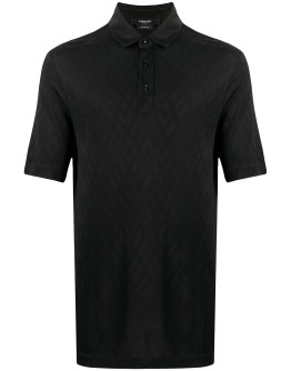 logo embroidered polo shirt