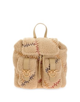 embroidered backpack
