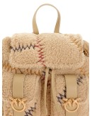 embroidered backpack
