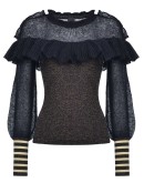ruffle detail jumper