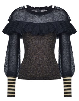 ruffle detail jumper