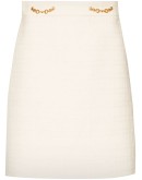 Horsebit-detail mini skirt