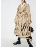 hole-punched trench coat
