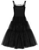 tiered tulle dress