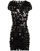 circle disc mini dress