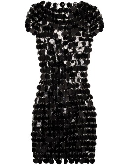 circle disc mini dress