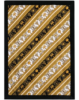 baroque-print beach towel