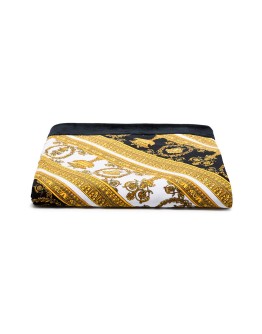baroque-print beach towel
