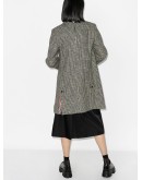 checked houndstooth coat
