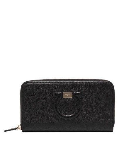 Gancini leather wallet
