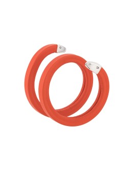 wrapped spiral bracelet