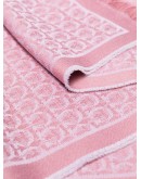 Gancini jacquard knitted scarf