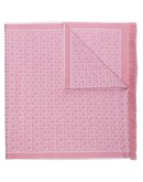 Gancini jacquard knitted scarf