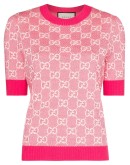GG jacquard knitted top