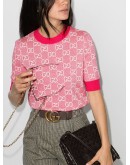 GG jacquard knitted top