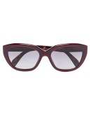 two-tone cat-eye frames sunglasses